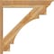 Ekena Millwork Merced Rough Sawn Traditional Outlooker, Western Red Cedar, 8"W x 44"D x 44"H OUT08X44X44MRC01RWR - alternate 2